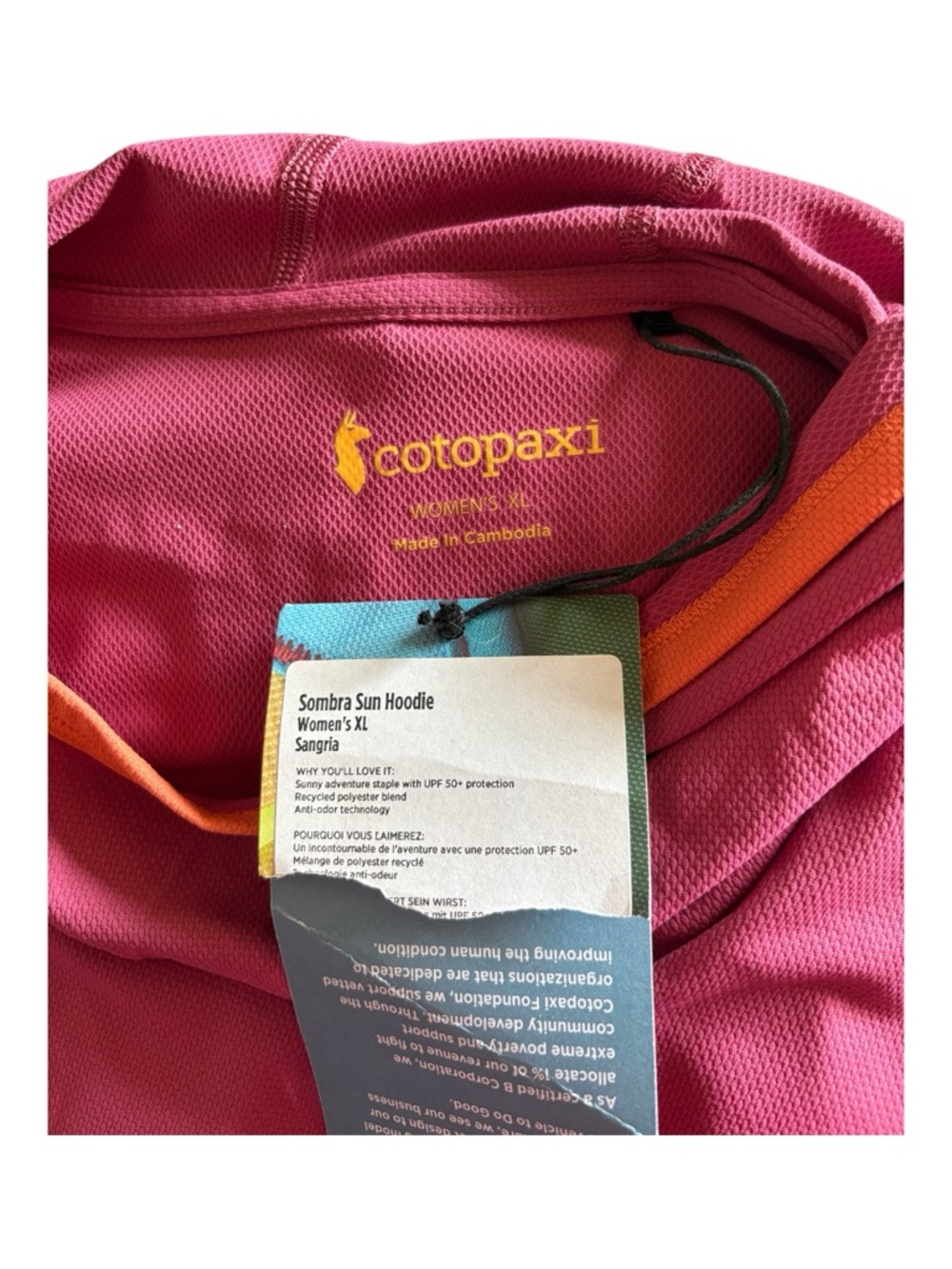 NWT cotopaxi Sombra Sun Hoodie Long-Sleeve Pullover - Picture 5 of 5